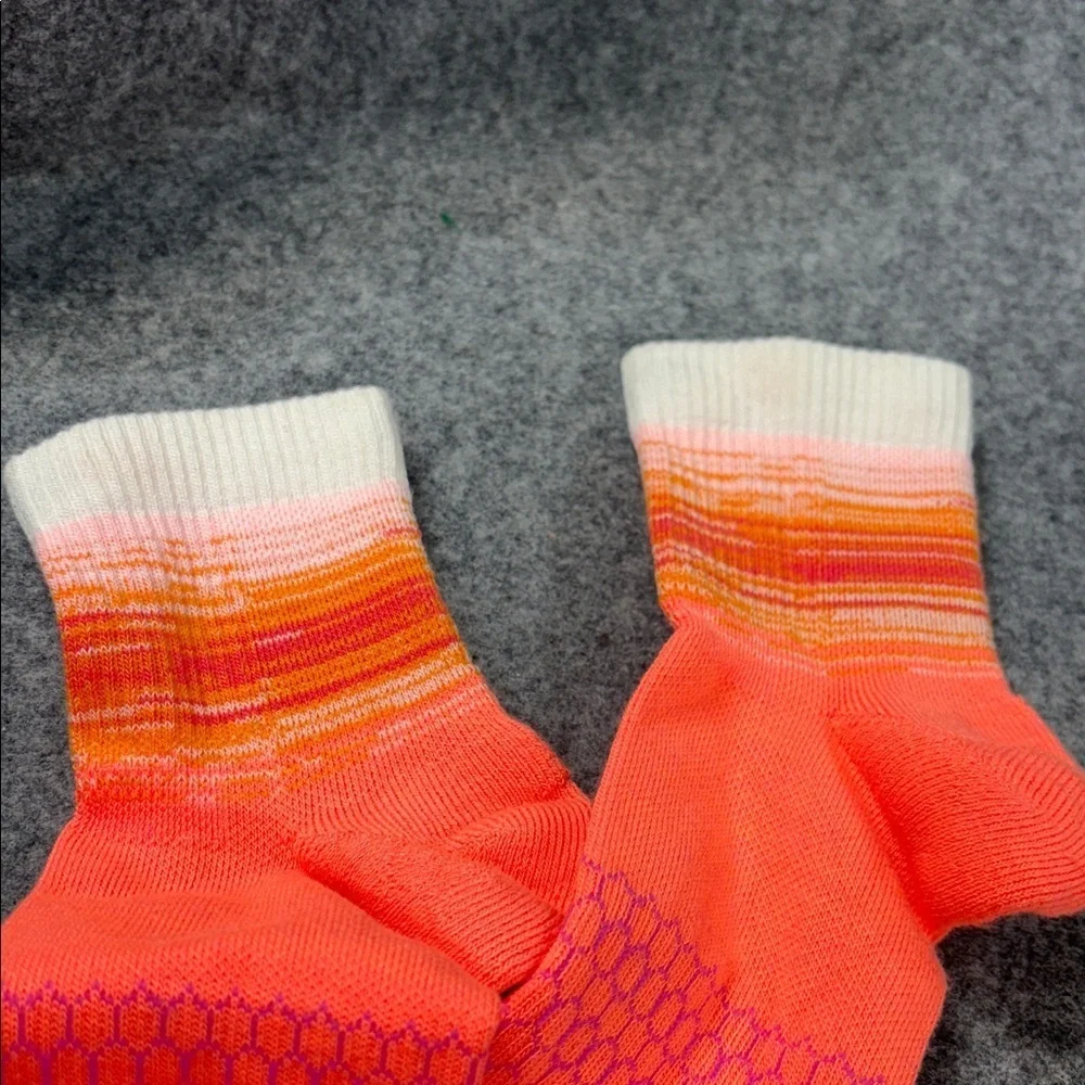 Bombas Hex Tec honeycomb Orange purple white Socks bundle of 3 Xl